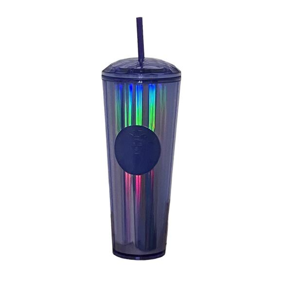 2022 Summer Starbucks Purple Dome 24oz Venti Kaleidoscope Tumbler - Picture 1 of 7